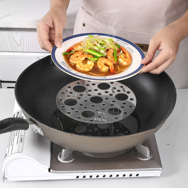 👨‍🍳Stainless Steel Steaming Rack🥚（6.88 inch）