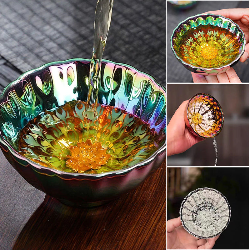 Colorful Tenmoku Tea Cups