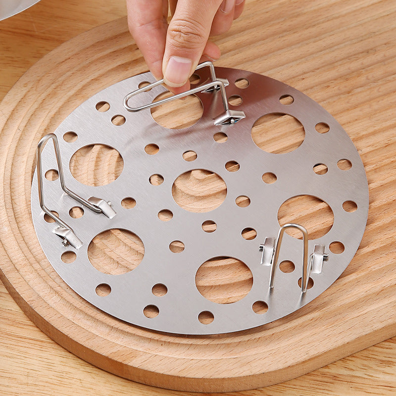 👨‍🍳Stainless Steel Steaming Rack🥚（6.88 inch）