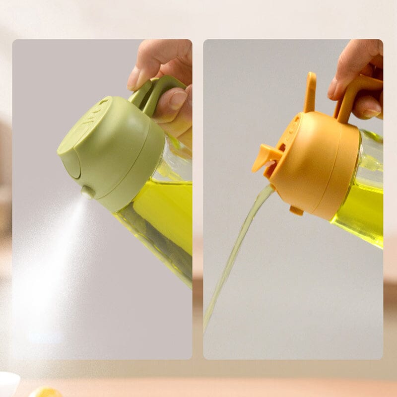2-in-1 Glass Oil Sprayer and Dispenser（470ml）
