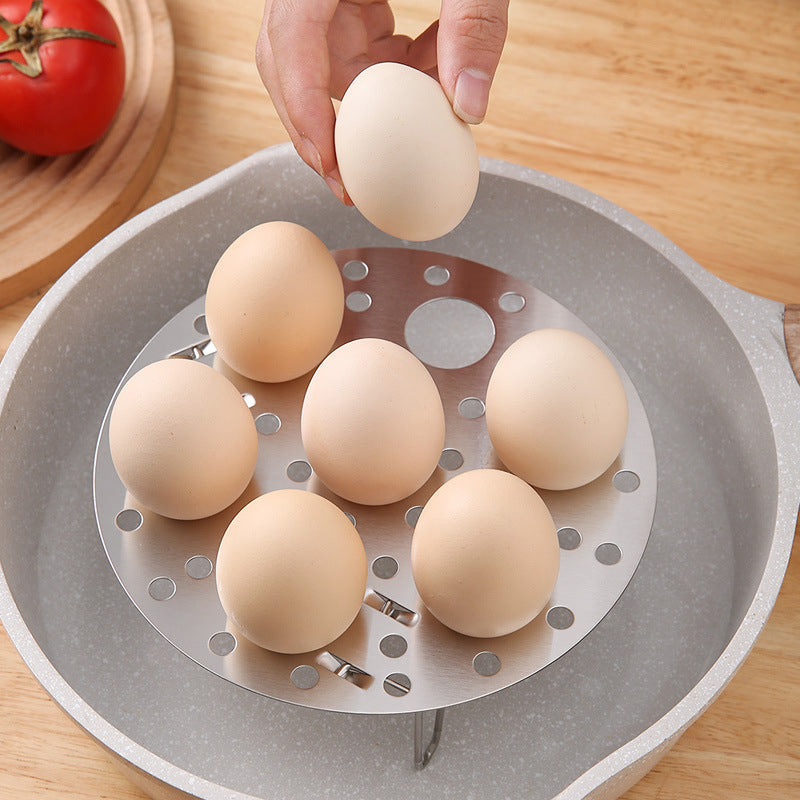 👨‍🍳Stainless Steel Steaming Rack🥚（6.88 inch）
