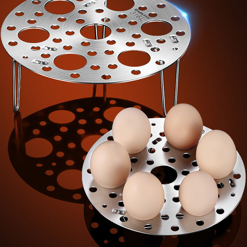 👨‍🍳Stainless Steel Steaming Rack🥚（6.88 inch）