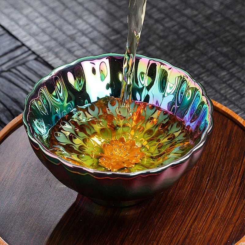 Colorful Tenmoku Tea Cups