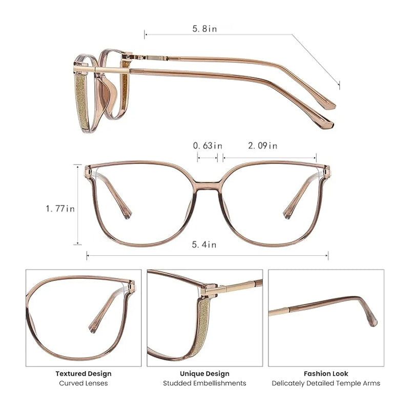 👀Sparkling Diamond Anti-blue Light Glasses