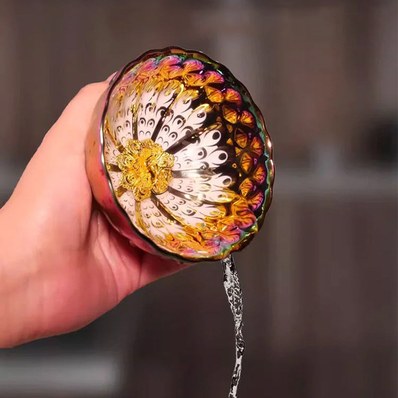 Colorful Tenmoku Tea Cups