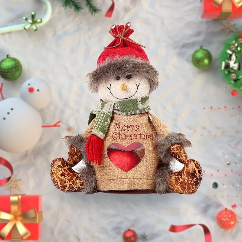 Christmas Gift Snowman Doll Bag