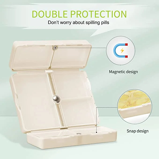 7 Compartments Portable Pill Case
