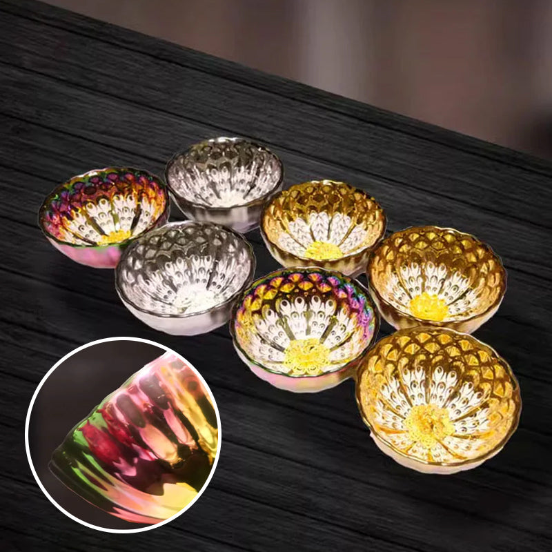Colorful Tenmoku Tea Cups