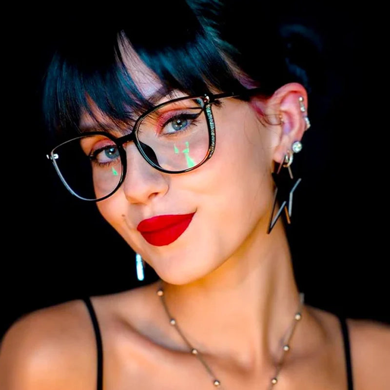 👀Sparkling Diamond Anti-blue Light Glasses