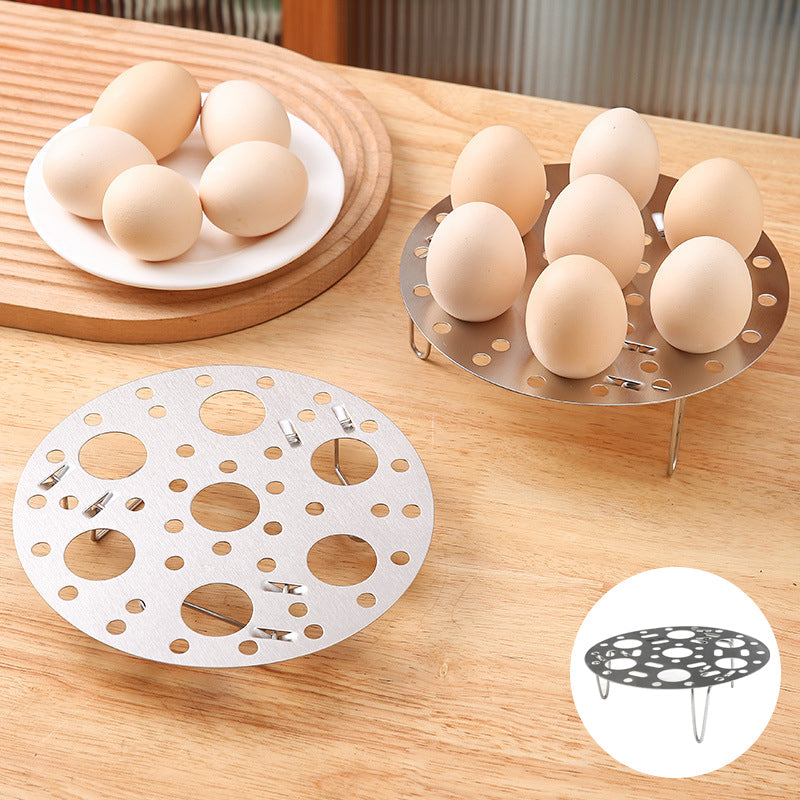 👨‍🍳Stainless Steel Steaming Rack🥚（6.88 inch）