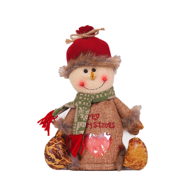 Christmas Gift Snowman Doll Bag