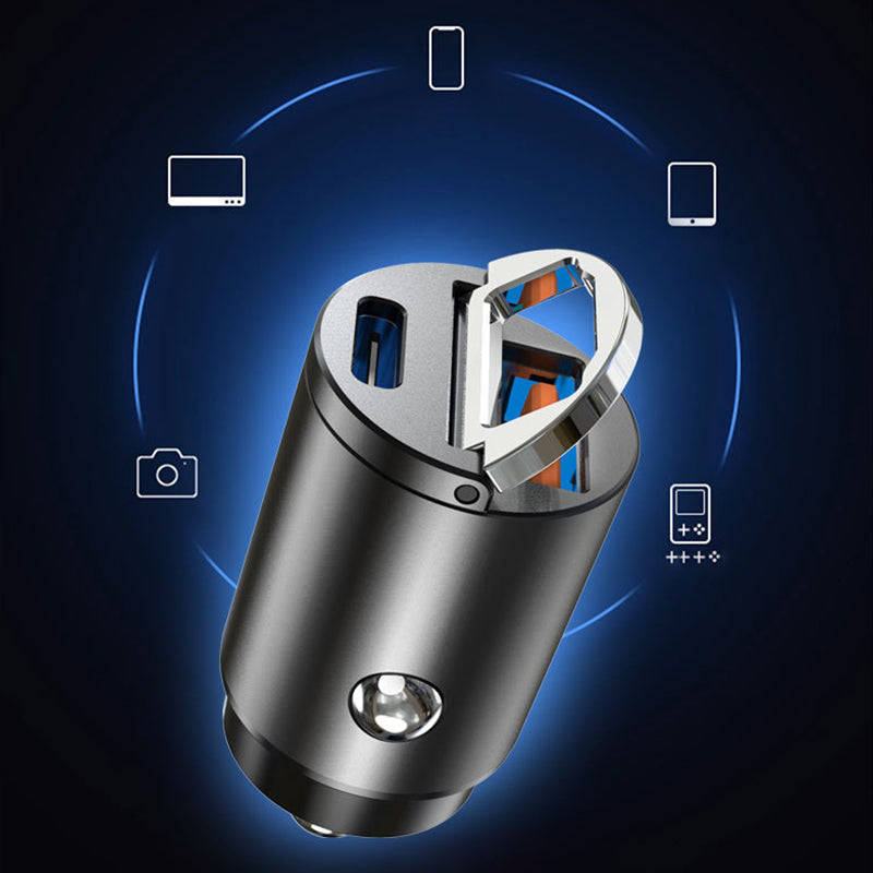 30W Fast Mini Stealth Car Adapter