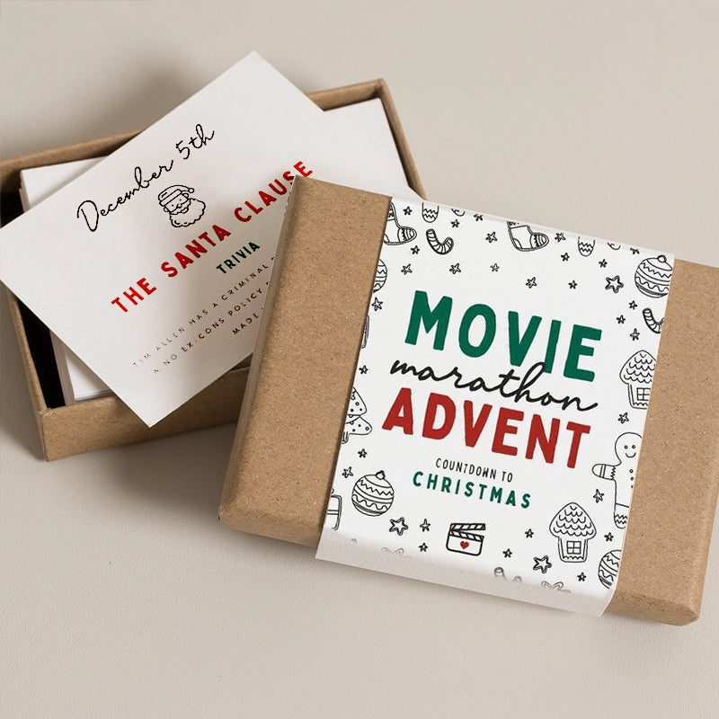 Christmas Advent Calendar-🗃Twenty-Four Days Of Christmas Card Set