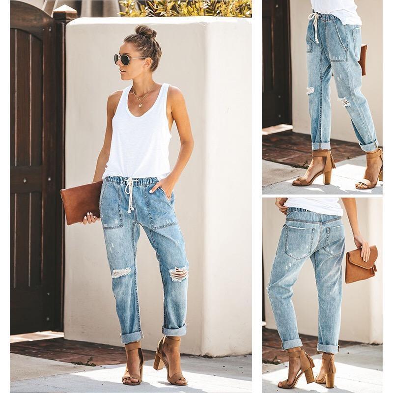 2019 Fashionable Lady Jeans