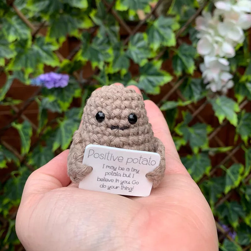 🥔Funny Gift Knitted Positive Potato🥔