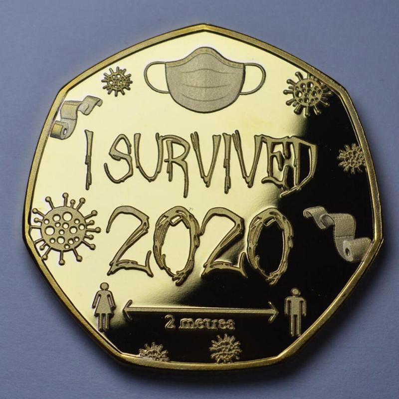 'I SURVIVED 2020'  commemorative coin