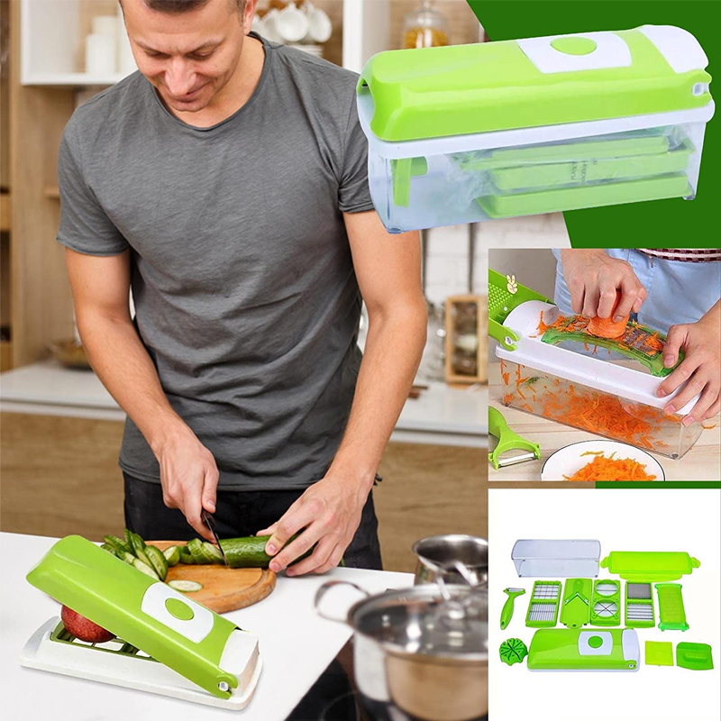 12-in-1 kitchen multifunction cutter