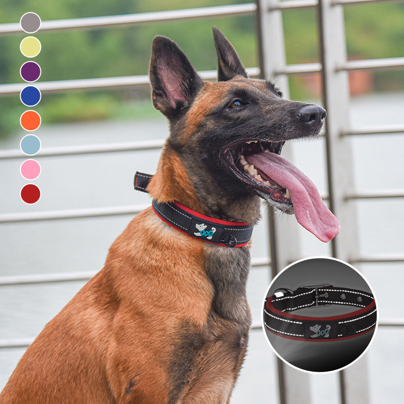 Nylon Reflective Dog Collar